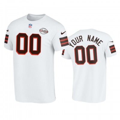 Cleveland Browns Custom Nike 1946 Collection T-Shirt White